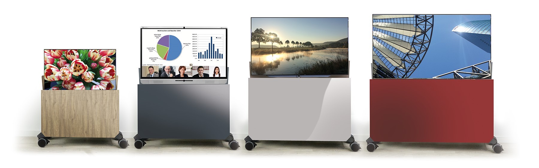 Videokonferenz-/Präsentationssystem mobil