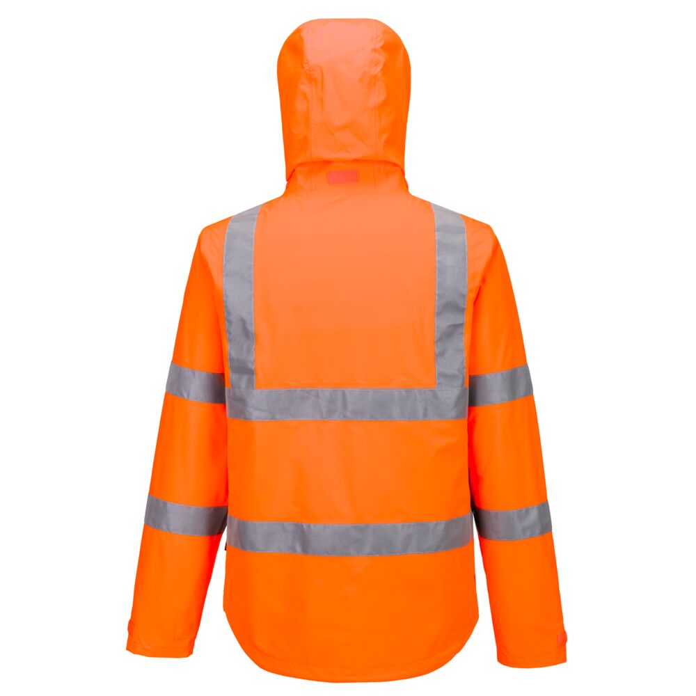 Hi-Vis leichte, packbare Jacke – Warnschutz Klasse 3, Regenschutz EN 343 Klasse 4:4 | Portwest S164