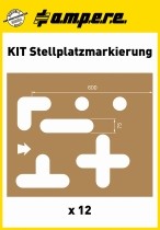 Schablonensatz Stellplatzmarkierung