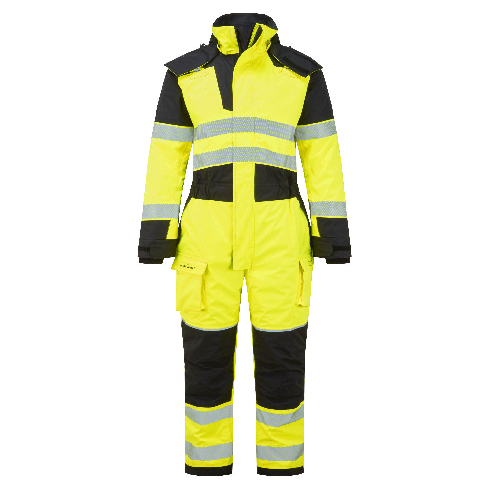 PW3 Modaflame Rain+ Hi-Vis Multi-Norm FR Winteroverall – Störlichtbogenschutz APC 2 | Portwest FR516