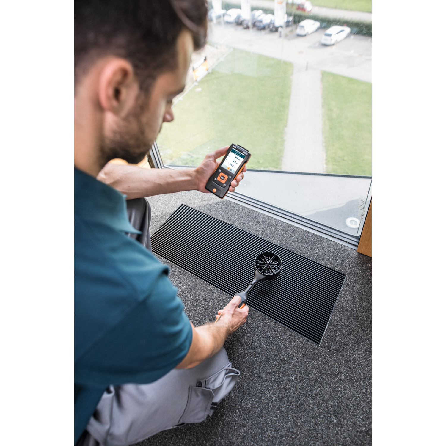 Klimamessgerät testo 440 100 mm-Flügelrad-Set mit Bluetooth®