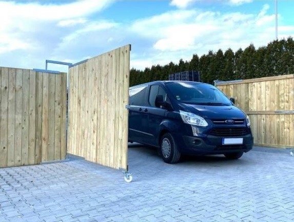 Holzbauzaun mobil, 20 mm