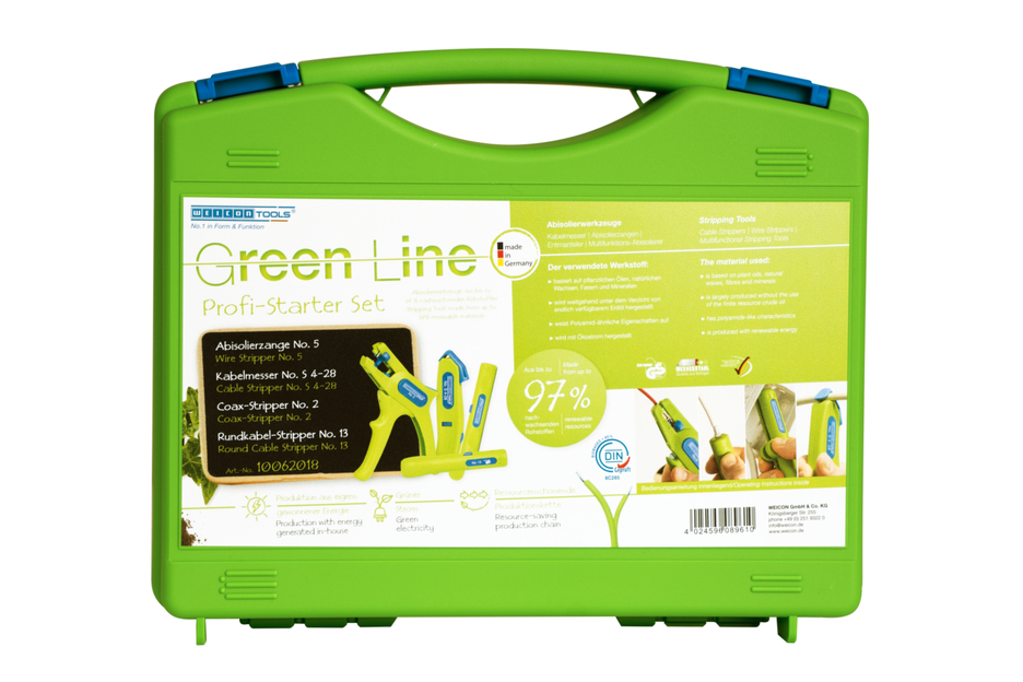 WEICON Profi-Starter Set Green line im Karton, 4-teilig