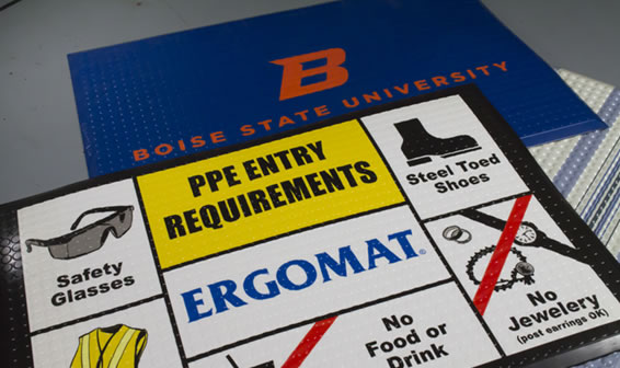 ERGOMAT Bubble Logomatte 60 x 90 cm