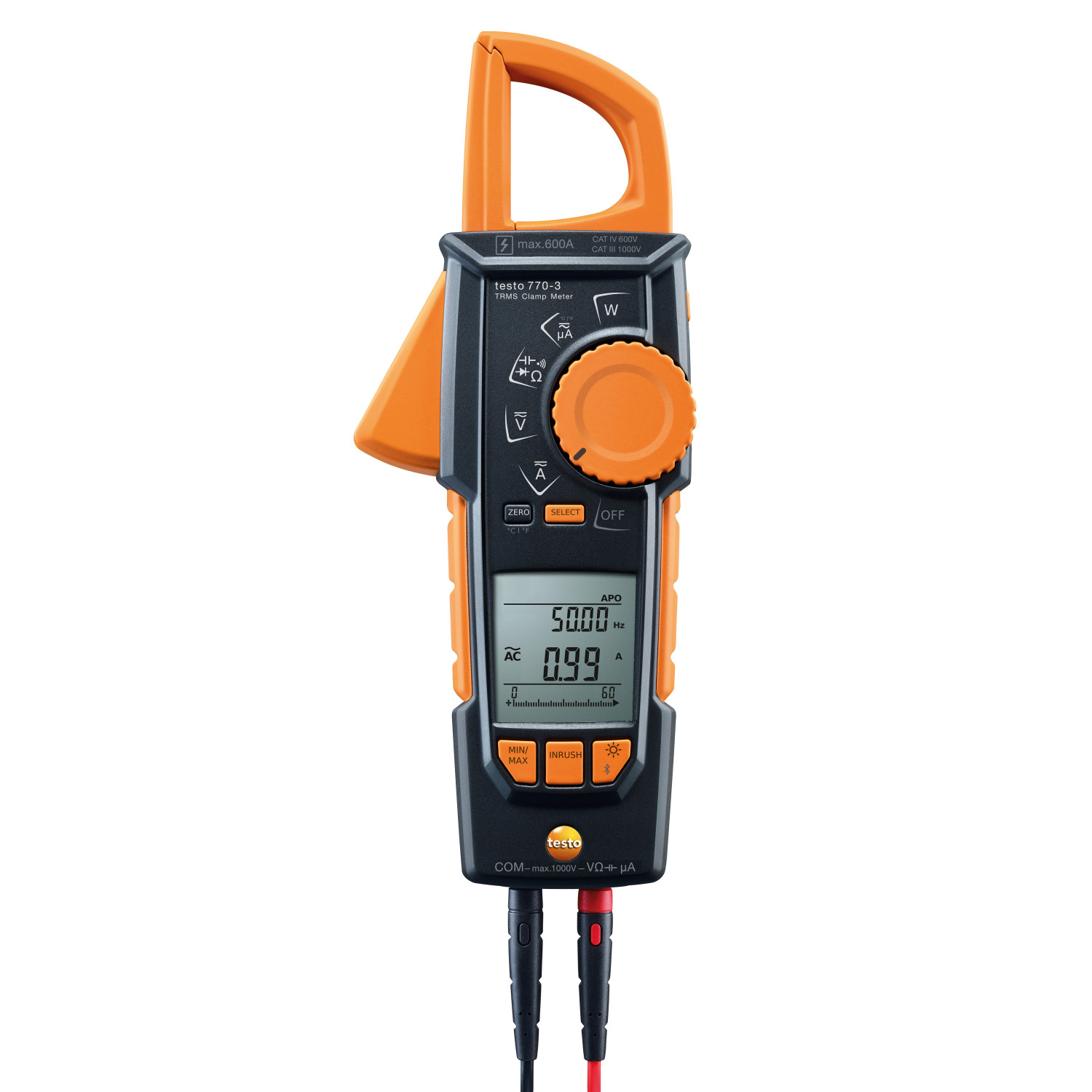 Stromzange testo 770-3 Premium Set mit Bluetooth