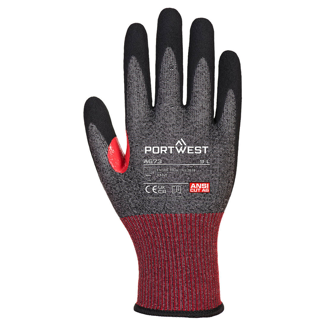 CS F18 Nitrilschaum-Schnittschutzhandschuh – Schnittschutz F nach EN 388 | Portwest A673