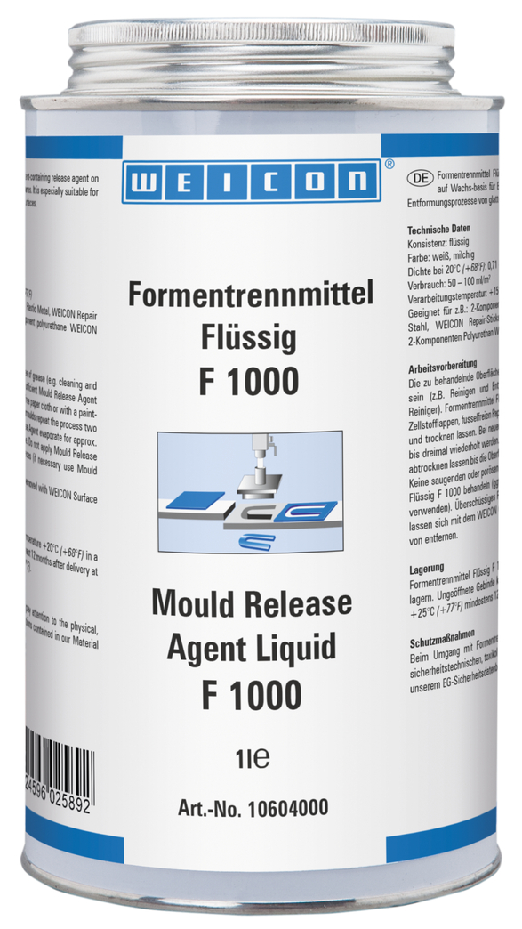 WEICON Formentrennmittel 1 L -flüssig- F 1000