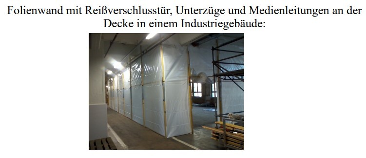 Mobile Staubwand