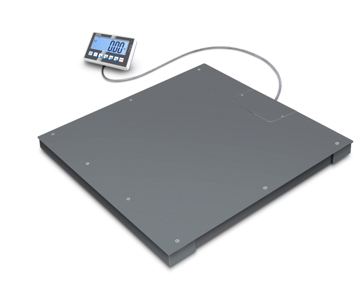 Bodenwaage KERN BFC – IoT-Industrie-Bodenwaage IP67, eichfähig, 600 kg bis 8 t