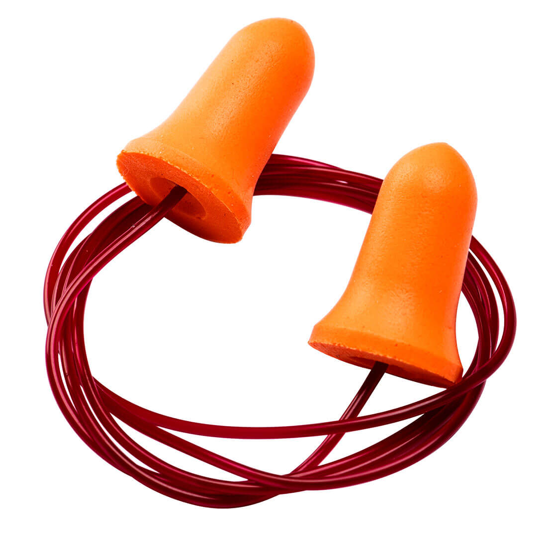 Bell Comfort PU-Schaumstoff-Gehörschutzstöpsel mit Band (200 Paar) – Gehörschutz SNR 37 dB | Portwest EP09