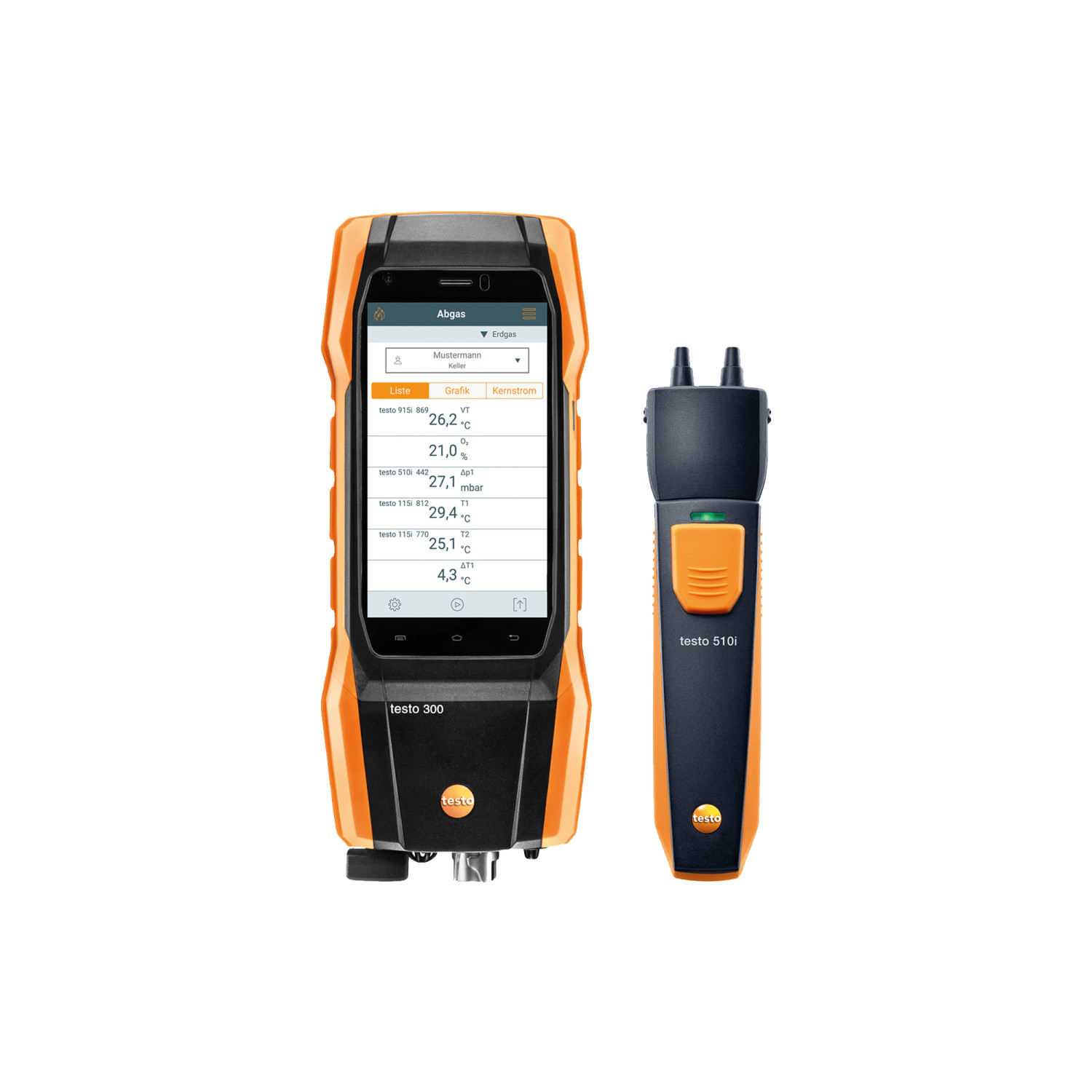 Abgasmessgerät testo 300 Profi-Set PLUS – Profi-Set PLUS