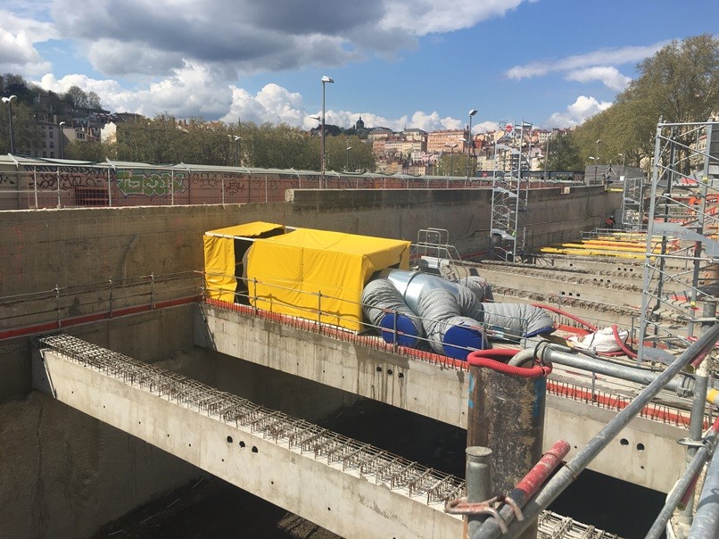 Container-Lärmschutz
