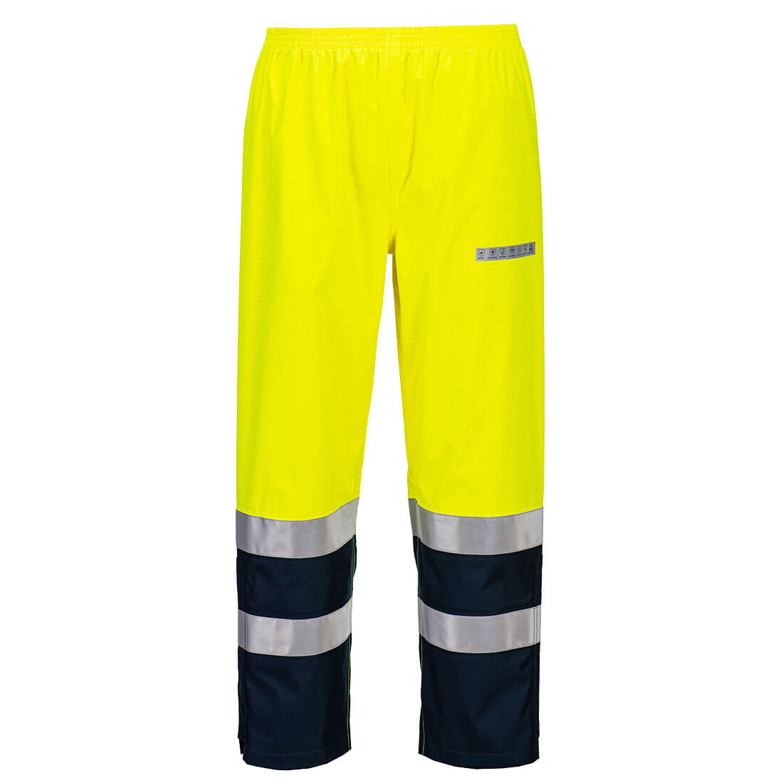 Bizflame Rain+ Hi-Vis Multinorm Kontrast FR Bundhose – Störlichtbogenschutz APC 2 | Portwest FR410