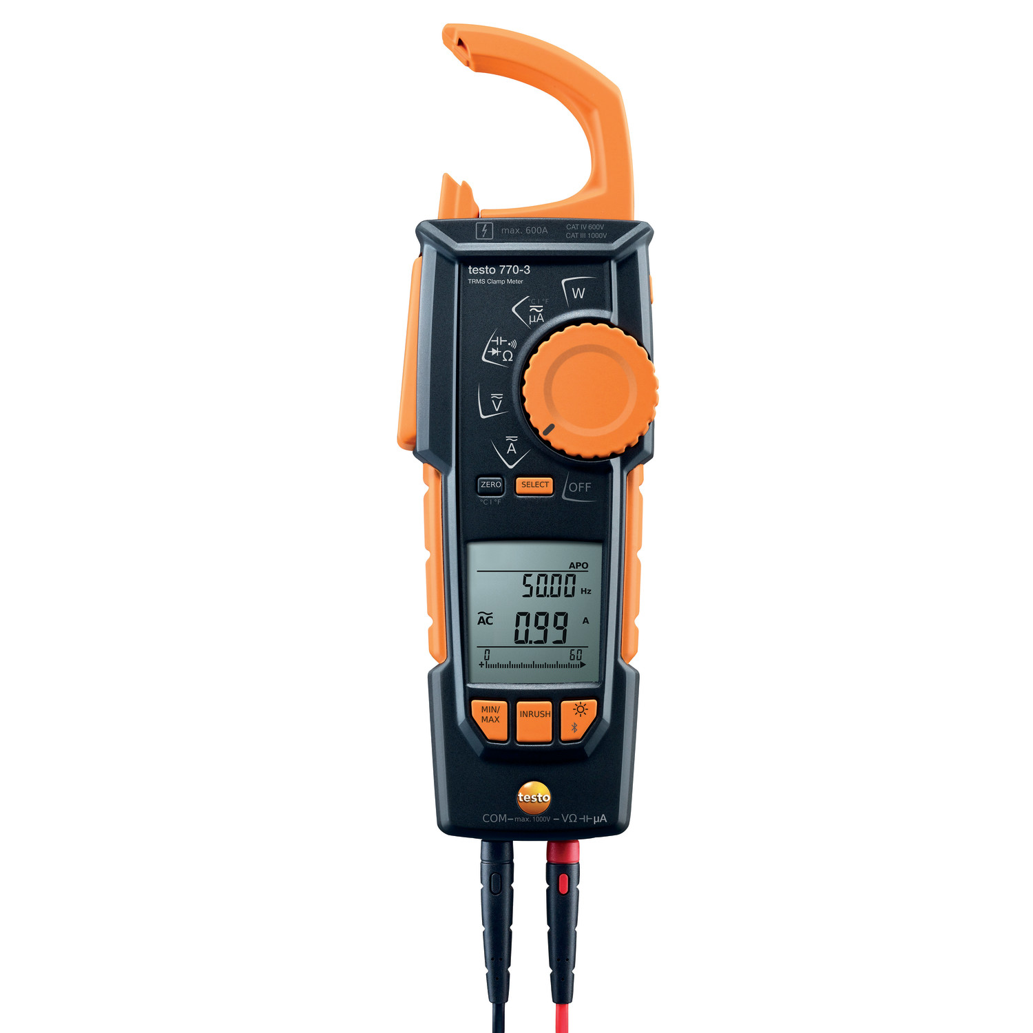 Stromzange testo 770-3 mit Bluetooth®