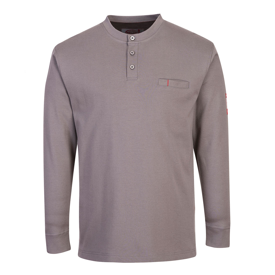 Bizflame Knit FR Henley Shirt Langarm – Störlichtbogenschutz ELIM 13 cal/cm² | Portwest FR32