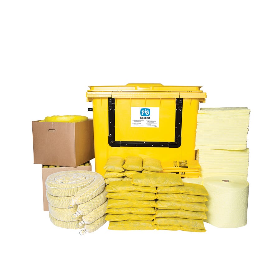 Chemikalien-Notfallkit im Rollcontainer – 938,4 l