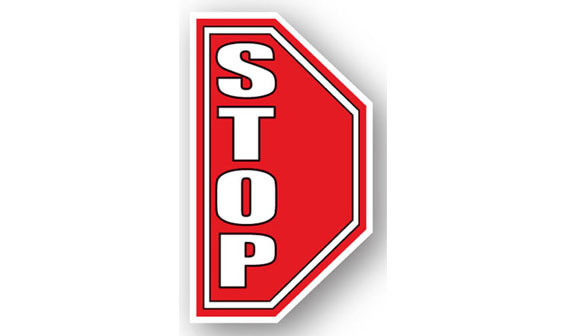 ERGOMAT DuraStripe Seitliche Stop- und halbe Schilder