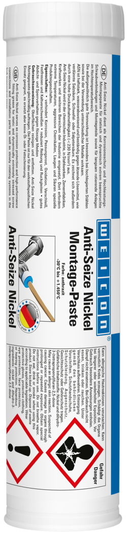 WEICON Anti-Seize ASN 400 K Nickel Montagepaste 400 g Kartusche