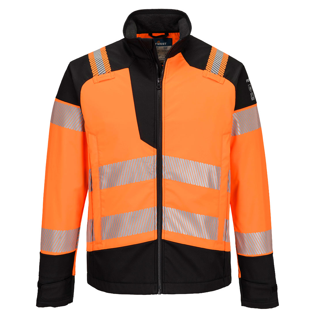 PW3 Modaflame Hi-Vis Multi-Norm FR Softshelljacke – Störlichtbogenschutz APC 2 | Portwest FR718