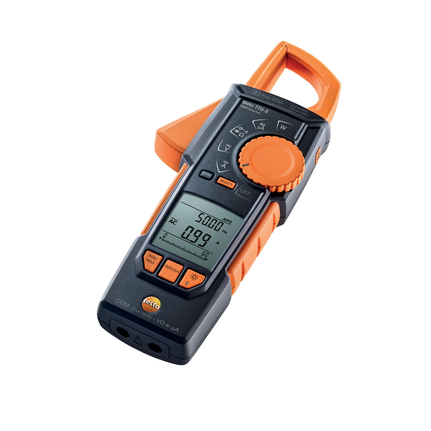 Stromzange testo 770-3 mit Bluetooth®