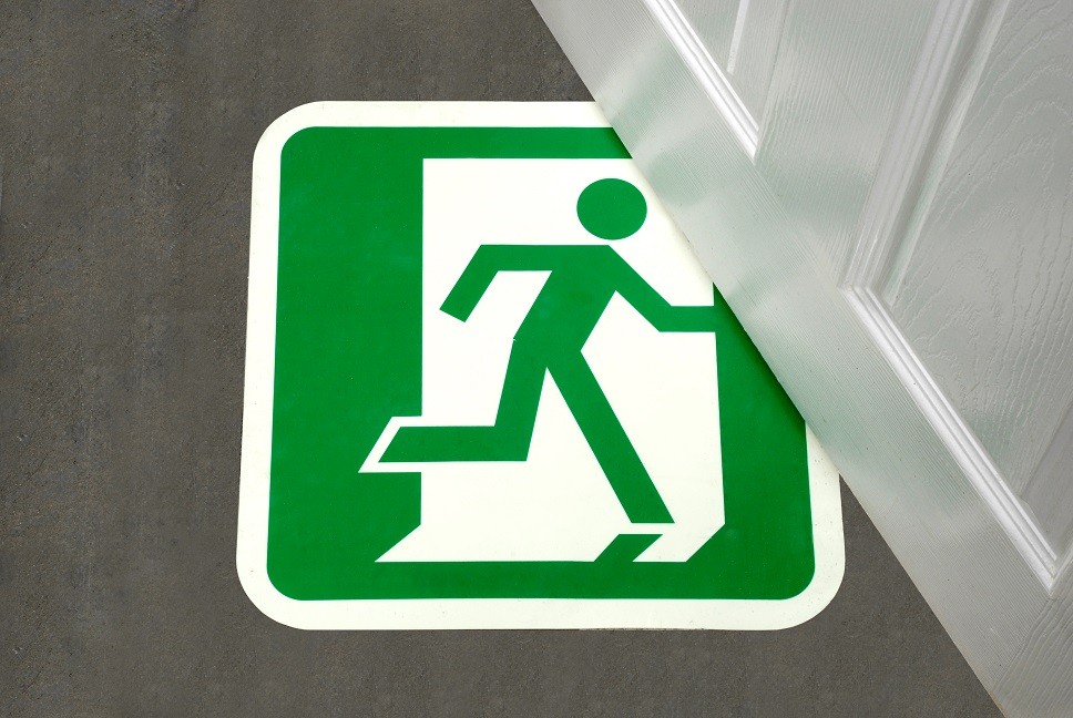 Emergency Exit Sign (Photoluminescent)