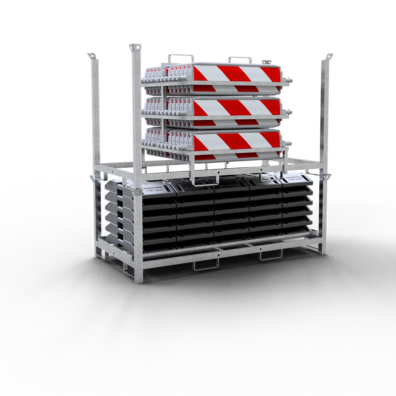 Baken-Sets mit Lager- und Transportpalette