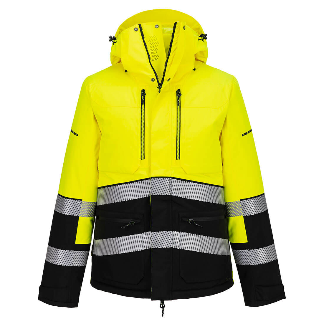 EV4 Hi-Vis Winter Jacke – Warnschutz Klasse 3 mit Kälteschutz EN 342 | Portwest EV467