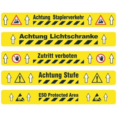 Bodenmarkierung bedrucken lassen