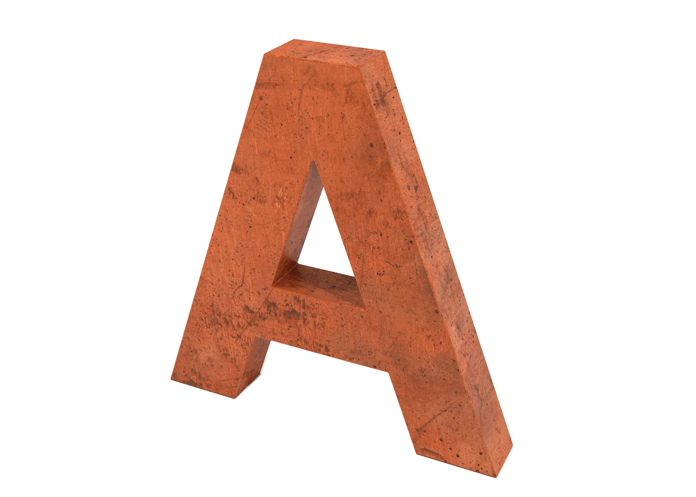 große 3D-Buchstaben