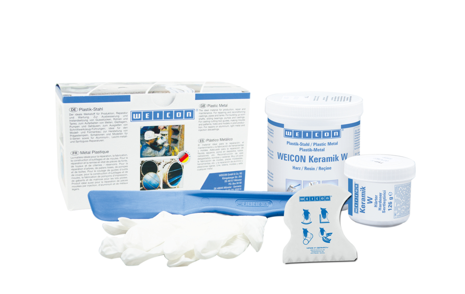 WEICON Plastik-Stahl 0,5 kg Keramik W