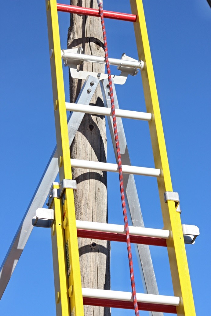 Leiter für Holzmaste