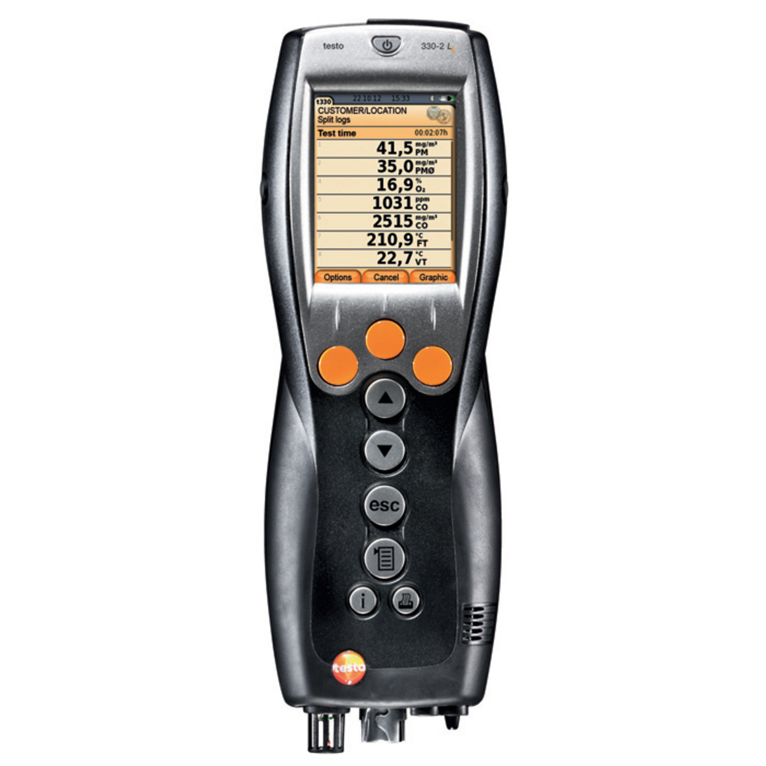 Abgasmessgerät testo 330-2 LL Abgasmessgerät – Schornsteinfeger-Set