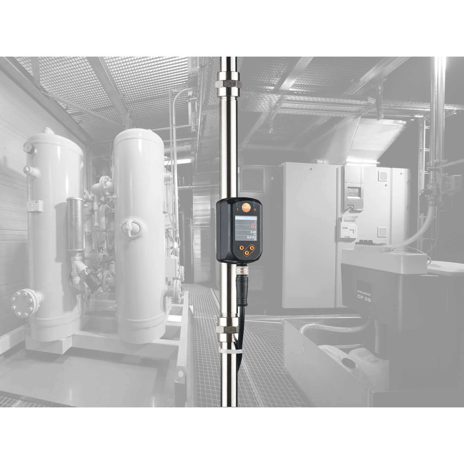 Druckluftzähler DN15 (½“) testo 6451
