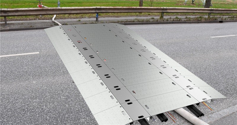 Schwerlast-Schlauchbrücken aus Stahl