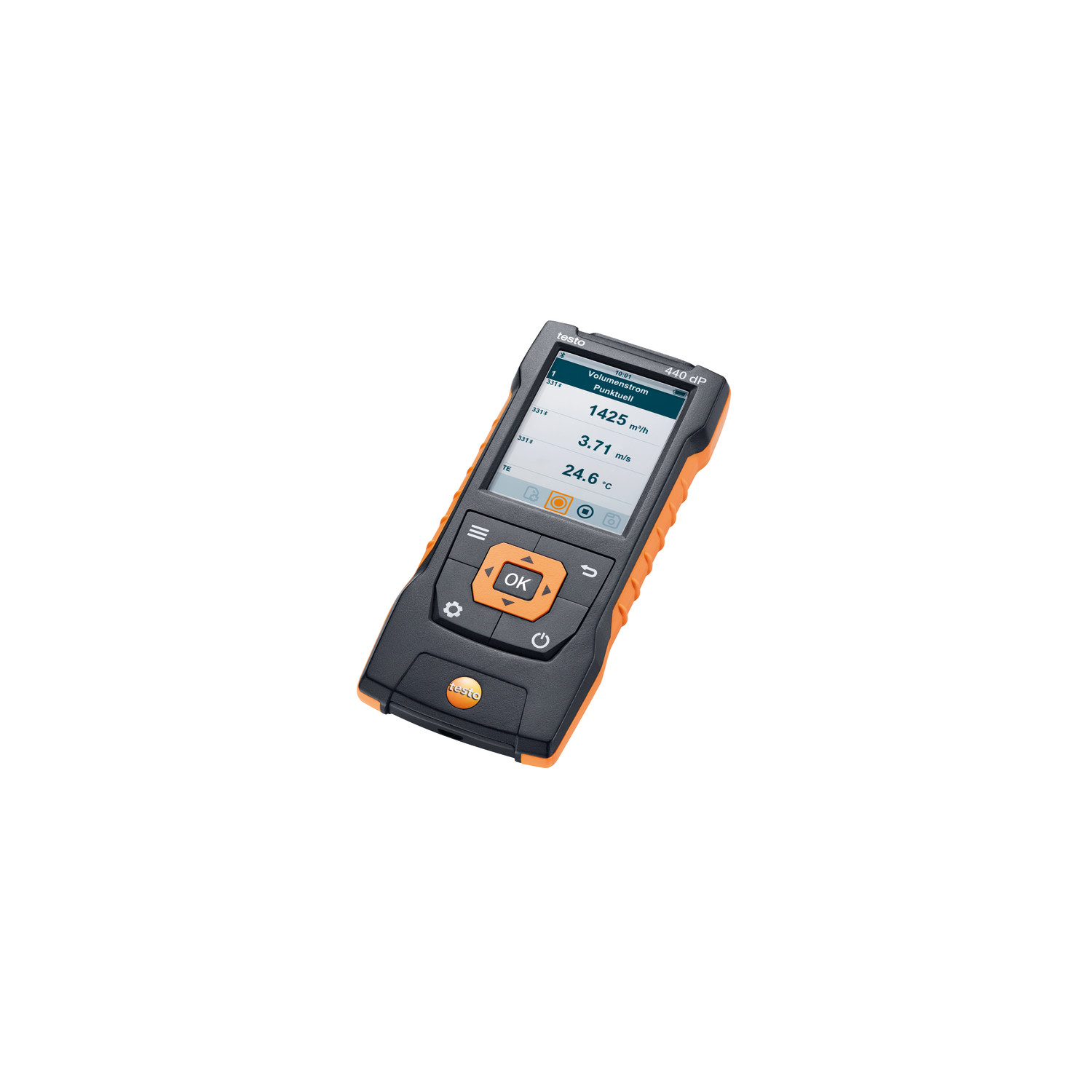 Differenzdruckmessgerät testo 440 dP – Klimamessgerät inkl. Differenzdrucksensor
