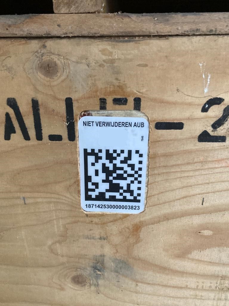 Etiketten für Holzpaletten