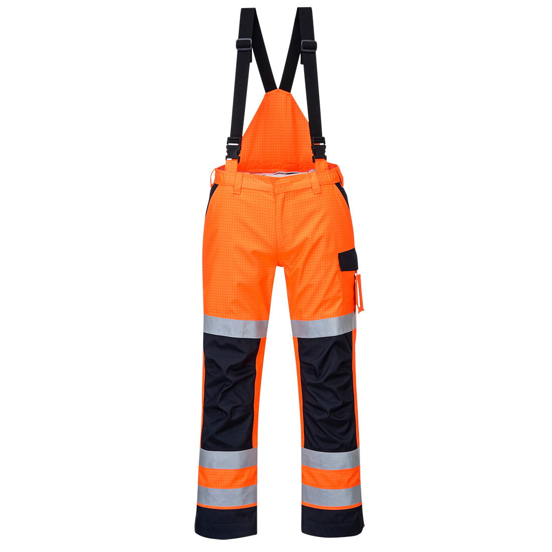Modaflame Rain + Hi-Vis Multinorm Kontrast FR Bundhose – Störlichtbogenschutz APC 2 | Portwest MV71