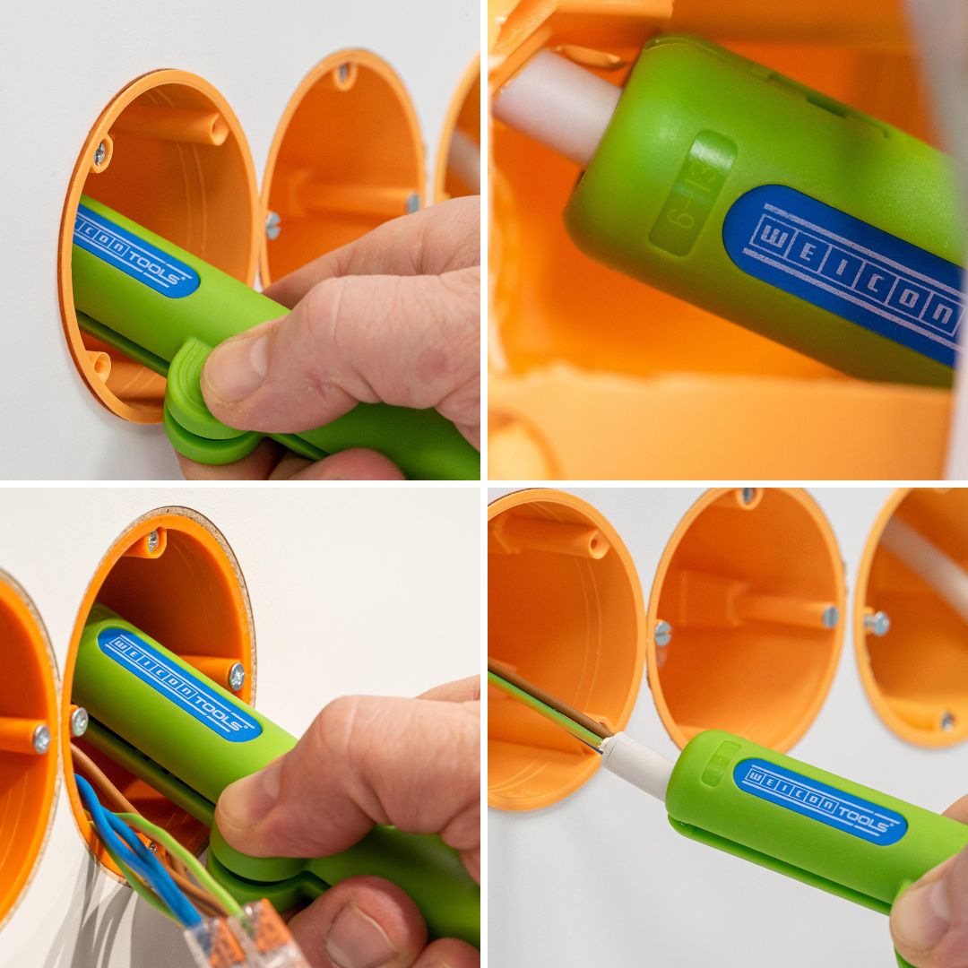 WEICON Rundkabel-Stripper, No.13, Green Line