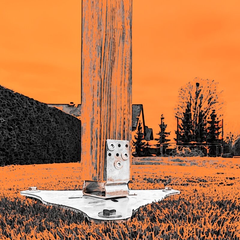 Schraubfundament ohne Beton