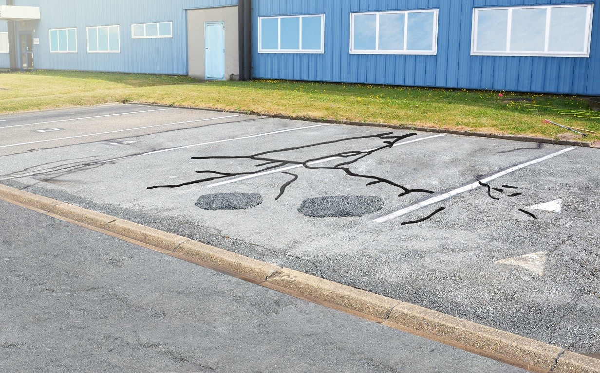 Asphalt-Rissfüller