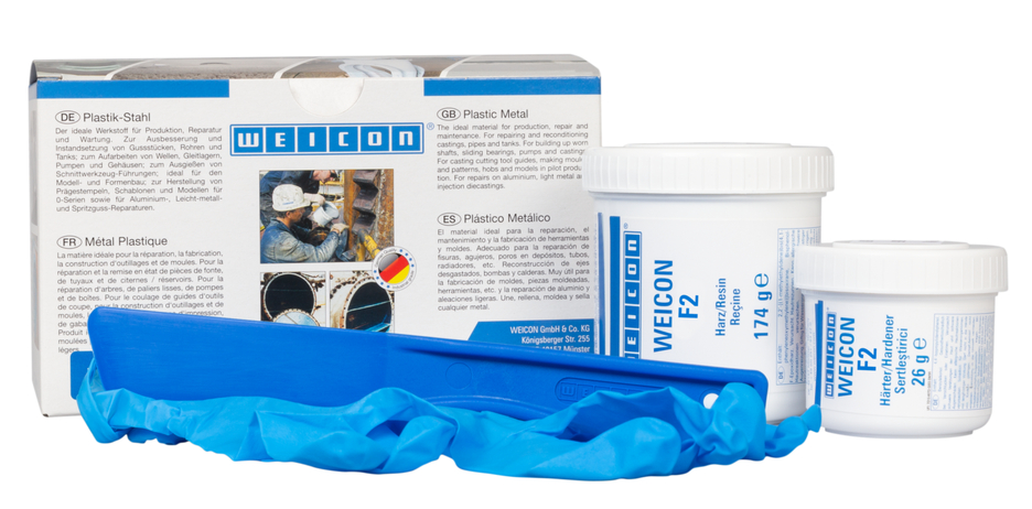 WEICON Plastik-Stahl F2 0,2 kg