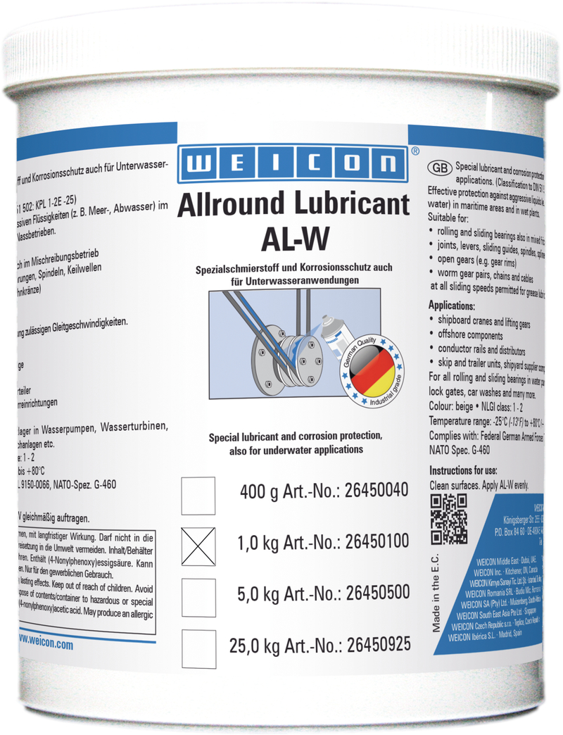 WEICON Allround-Lubricant 1 kg AL-W 1000 Spezialschmierstoff