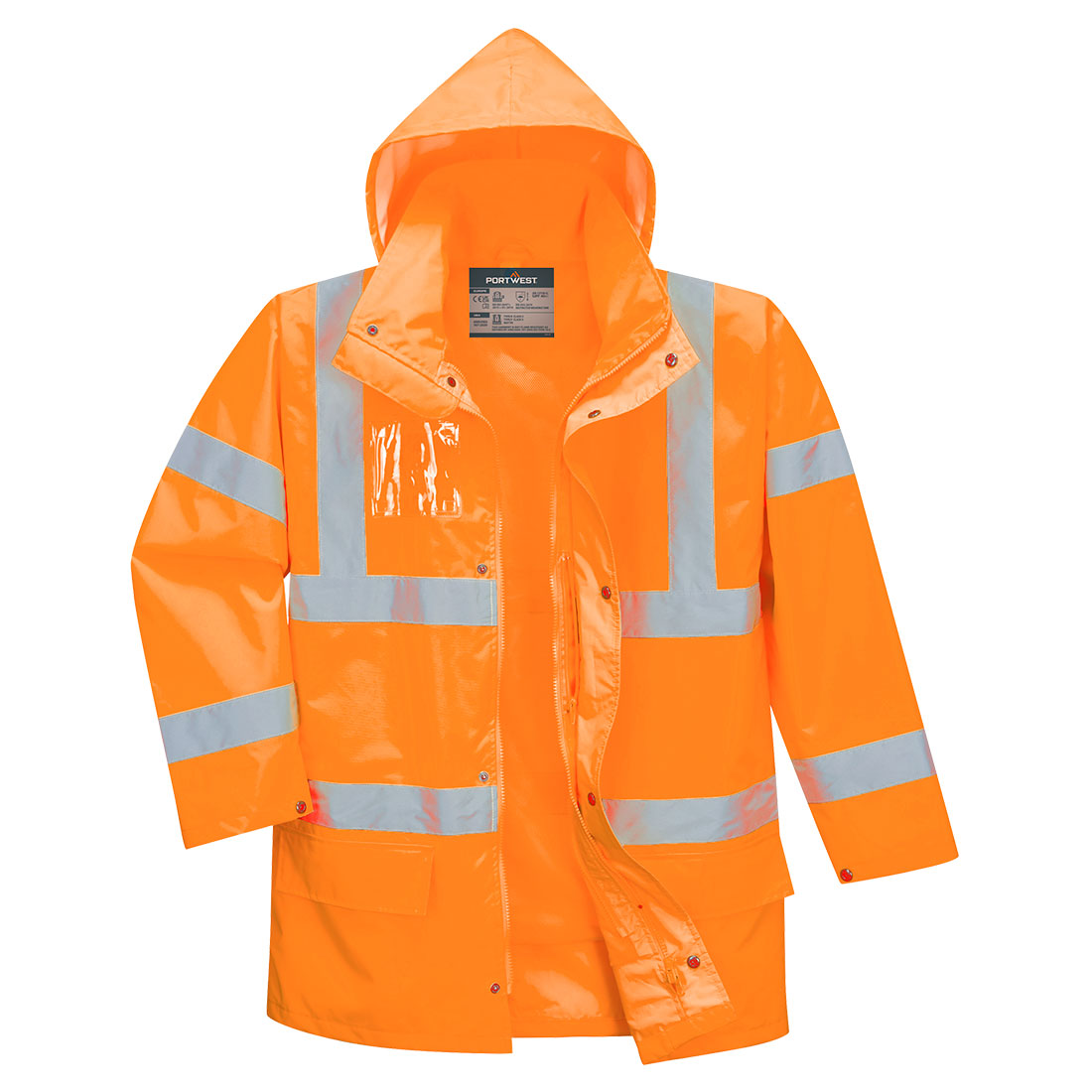 Hi-Vis 5-in-1-Jacke Essential – Warnschutz Klasse 3 mit Kälteschutz EN 342 | Portwest S765
