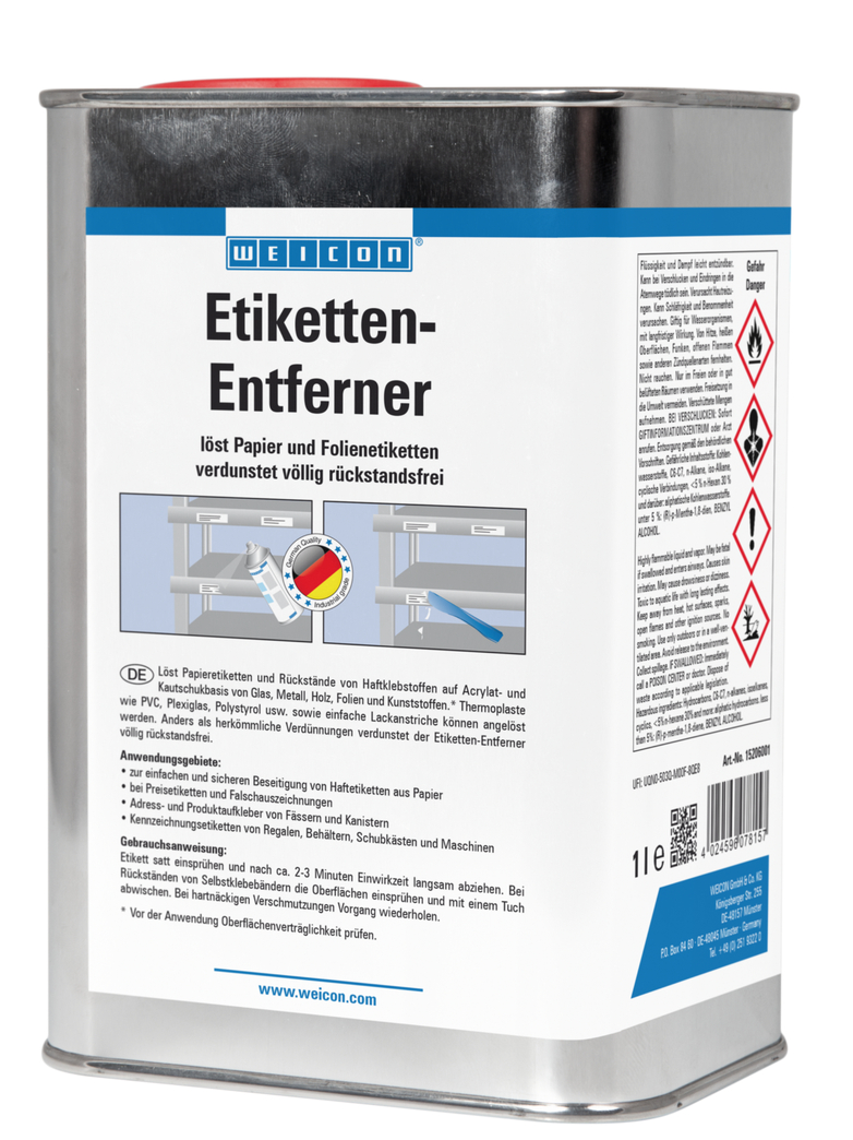 WEICON Etiketten-Entferner 1 L