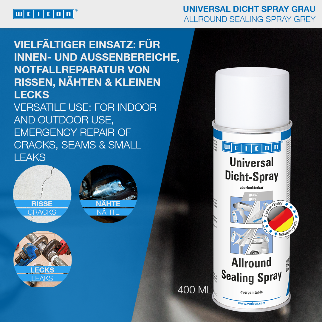 WEICON Universal Dicht-Spray 400 ml, grau