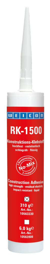 WEICON RK-1500 Konstruktions- Klebstoff 310 g, Kartusche