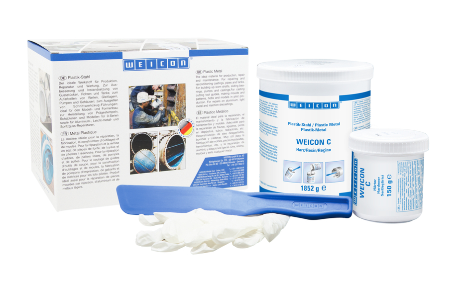WEICON Plastik-Stahl C 2 kg mit MHD