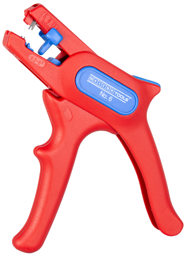 WEICON Abisolierzange No.6 1000 Volt, rot/blau