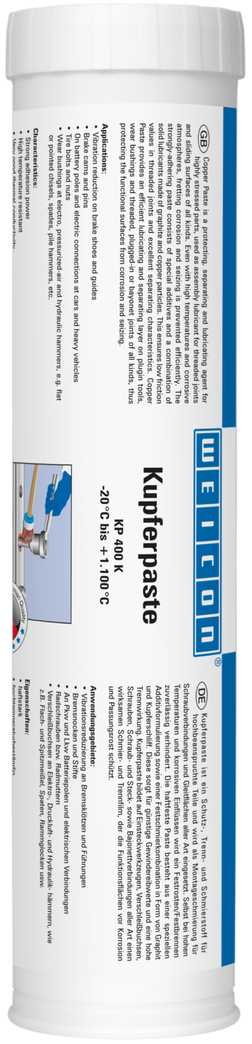 WEICON Kupferpaste 400 g Kartusche