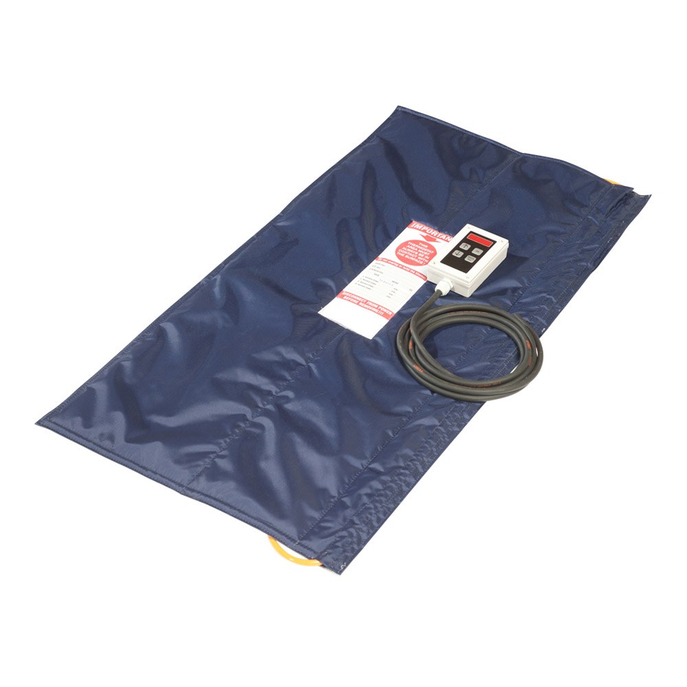 Industrial heating blanket, insulated, adjustable 0–90 °C